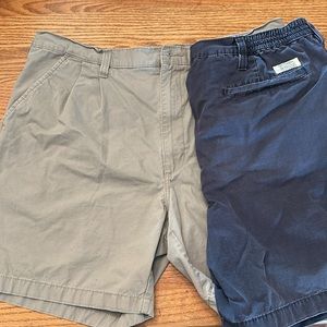 Wrangler Hero Men’s Shorts 38 Navy Kaki Lot of 2